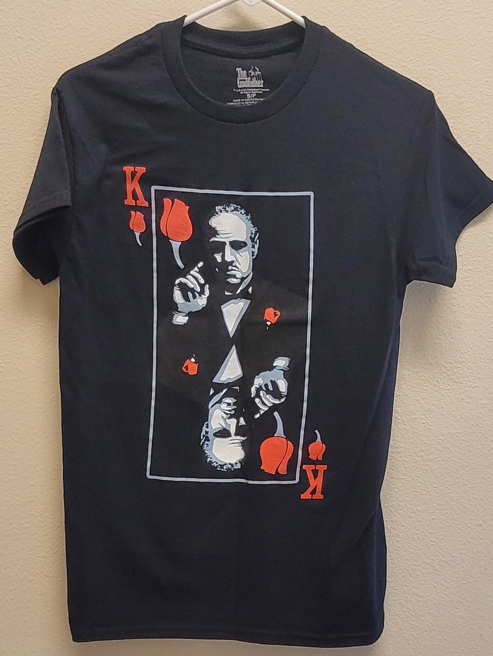 The Godfather King Card Graphic Tee - Black Size S